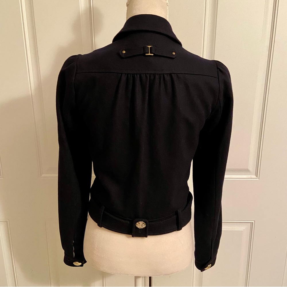 ✨EUC Vintage Pepe Jeans Wool Blend Double Breasted Jacket with Gold Buttons - Picture 3 of 10